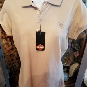 HARLEY DAVIDSON  HERITAGE POLO  MENS SIZE MED